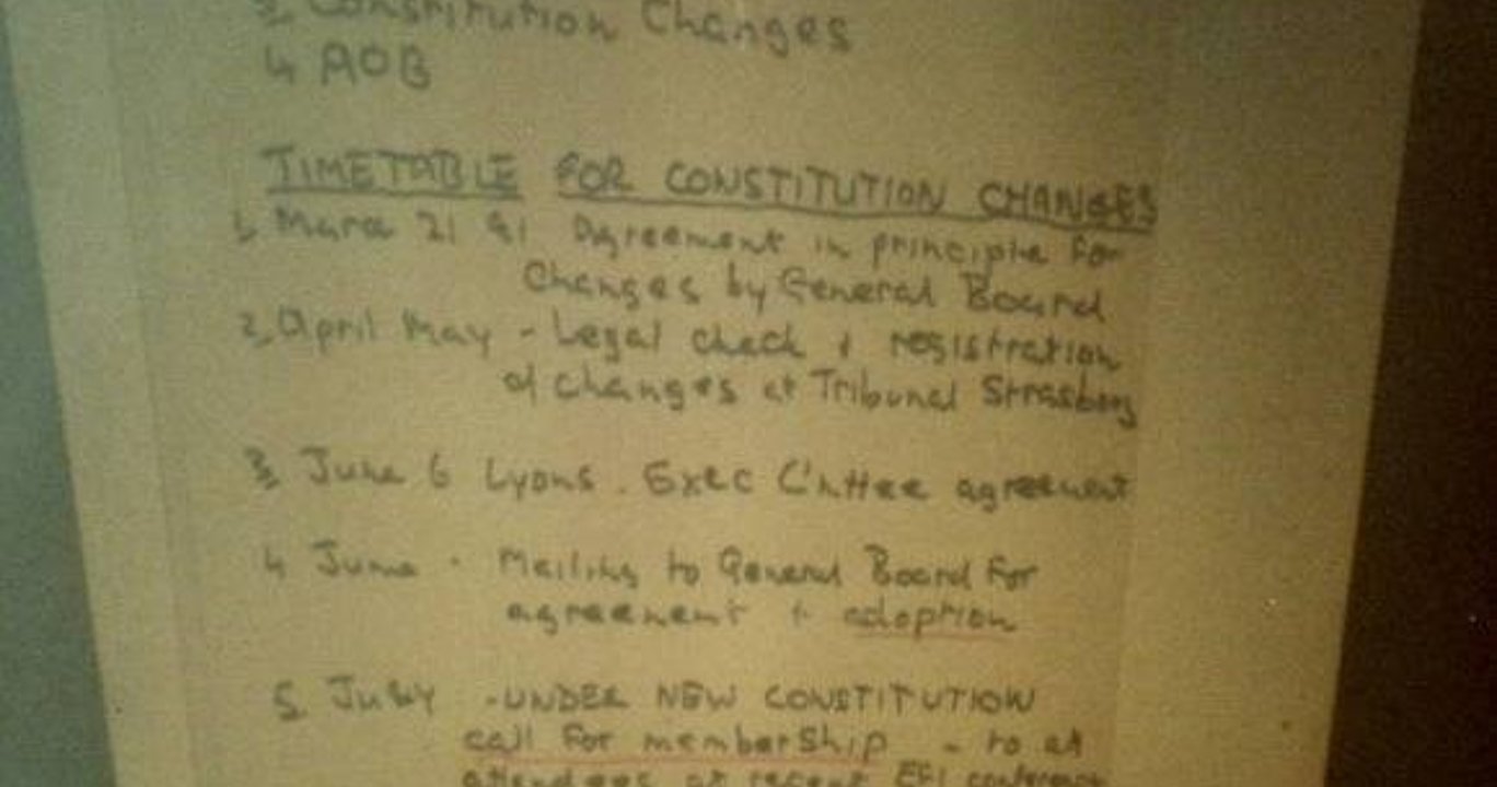 1991 Making the constitution
